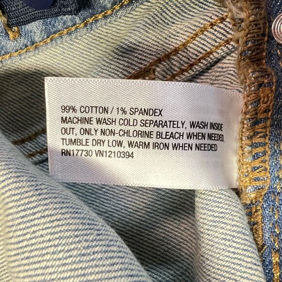 New Isabel Maternity Denim Shortalls Size 6 Romper Shorts Jumpsuit Jeans NWT - Picture 8 of 16